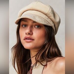 Free People stripe slouch Liutennat hat